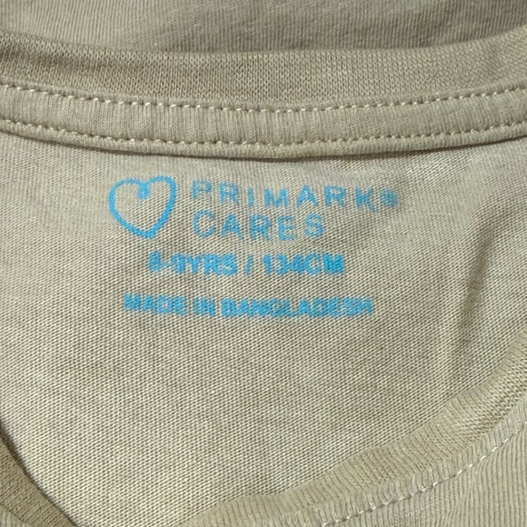 Primark Tan Dragon Graphic Short Sleeve Shirt - Boys Size 8–9 Years - Picture 13 of 14